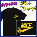 【送料無料(メール便)】ナイス!! (NICE)Tシャツ!なんか上手く出来そうです(笑) /おちゃめでほっこり&ほんわかする「Tシャツ」です。完全オリジナル受注生産のため、御注文後、発送まで1週間前後かかります。(4)