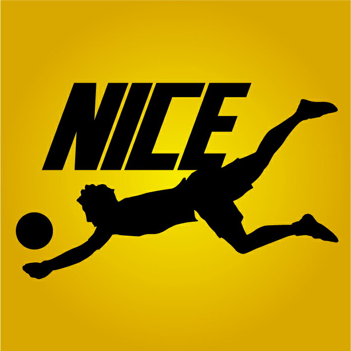 【送料無料（メール便）】ナイス!! (NICE)Tシャツ レシーブ編！まさにナイスレシーブです(笑) /ちょっぴりおちゃめでほっこり＆ほんわかする「Tシャツ」です。完全オリジナル受注生産のため、御注文後、発送まで1週間前後かかります。