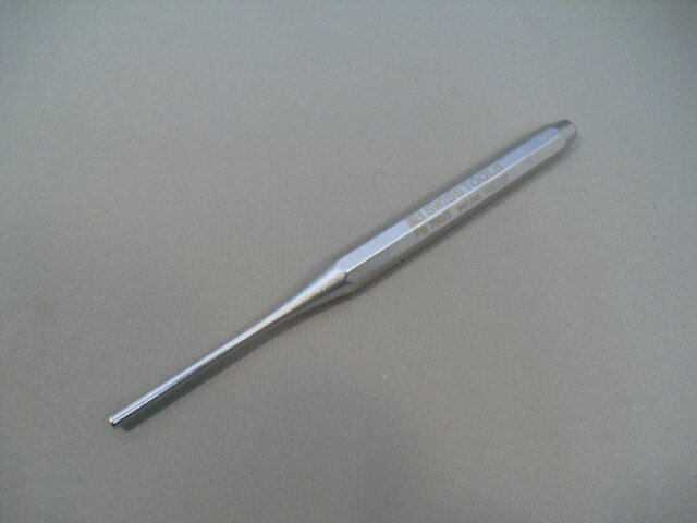 PBスイスツールズ(PB SWISS TOOLS)平行ピンポンチ3mm【八角胴】750-3 その1