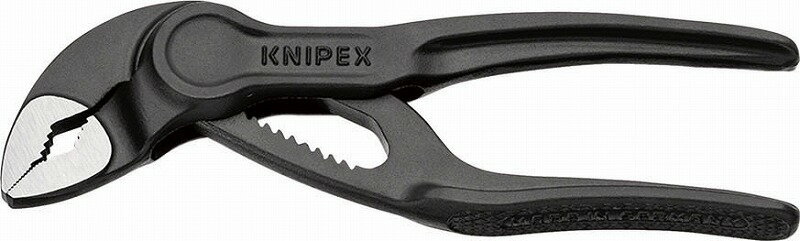 クニペックス KNIPEX コブラ ミニウォーターポンププライヤー100mm8700-100BK
