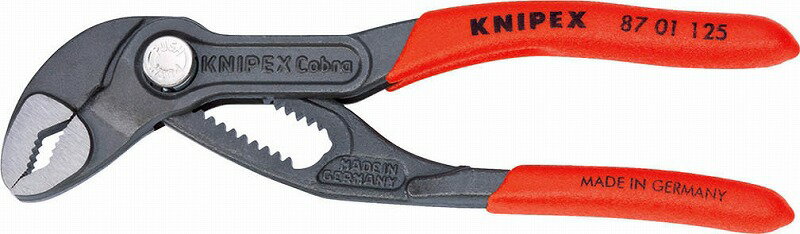 クニペックス(KNIPEX) コブラ 高性能ウォーターポンププライヤー125mm8701-125