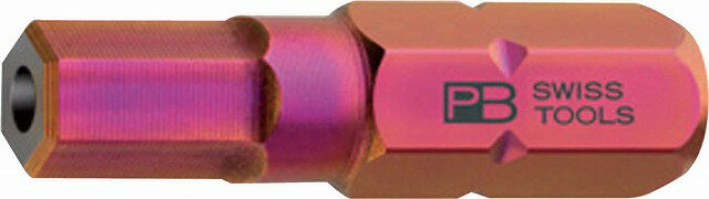 PBスイスツールズ1/4”Hexいじり止め付六角ビット4mm【ナノコート】C6-210B-4(PB SWISS TOOLS)