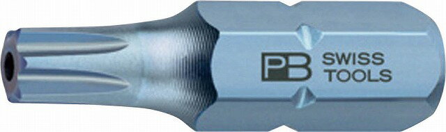 PBスイスツールズ1/4”Hexいじり止め付へクスローブビットT25 ショート【ナノコート】C6-400B-25(PB SWISS TOOLS)