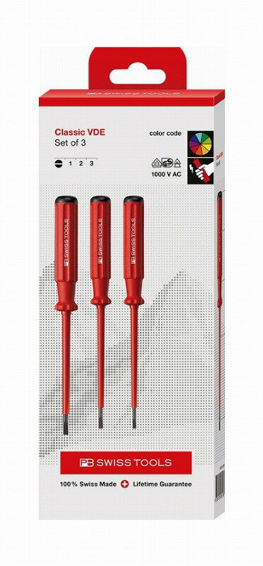 PB�������ġ��륺��泌�쥯�ȥ��ޥ��ʥ��ɥ饤�С����å�3���� BOX5539CBB(PB SWISS TOOLS)