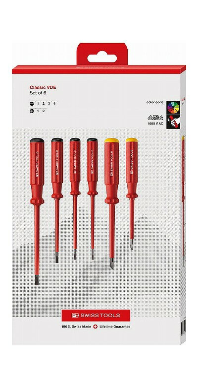 PBスイスツールズ絶縁エレクトロドライバーセット6本組 BOX5542CBB(PB SWISS TOOLS)
