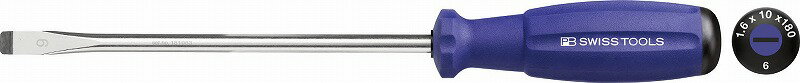 Rakuten - PBスイスツールズスイスグリップレインボーマイナスドライバー【1.6X10.0】8100-6-1800BL(PB SWISS TOOLS)