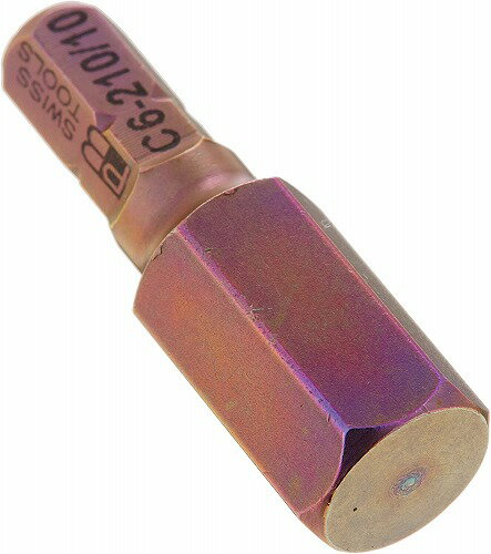 PBスイスツールズ1/4”Hex六角ビット10mm【ナノコート】C6-210-10(PB SWISS TOOLS)