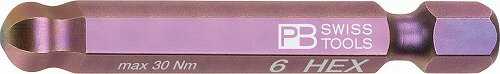 PBスイスツールズ1/4”Hex段付ボールポイントビット6mm【ナノコート】E6-212-6(PB SWISS TOOLS)