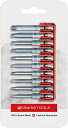 PBスイスツールズ1/4”Hex段付きビットセット【10本組】E6.705CN(PB SWISS TOOLS)
