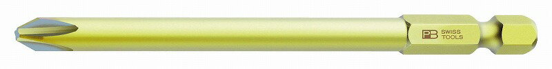 PBスイスツールズ1/4”Hex段付プラスビットロング#3【ナノコート】E6L-190-3(PB SWISS TOOLS)