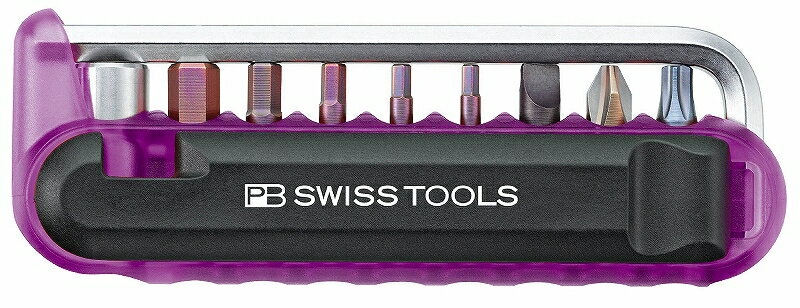 PBスイスツールズ(PB SWISS TOOLS)バイクツールセット【9本組】パープルボディ470PURPLECN