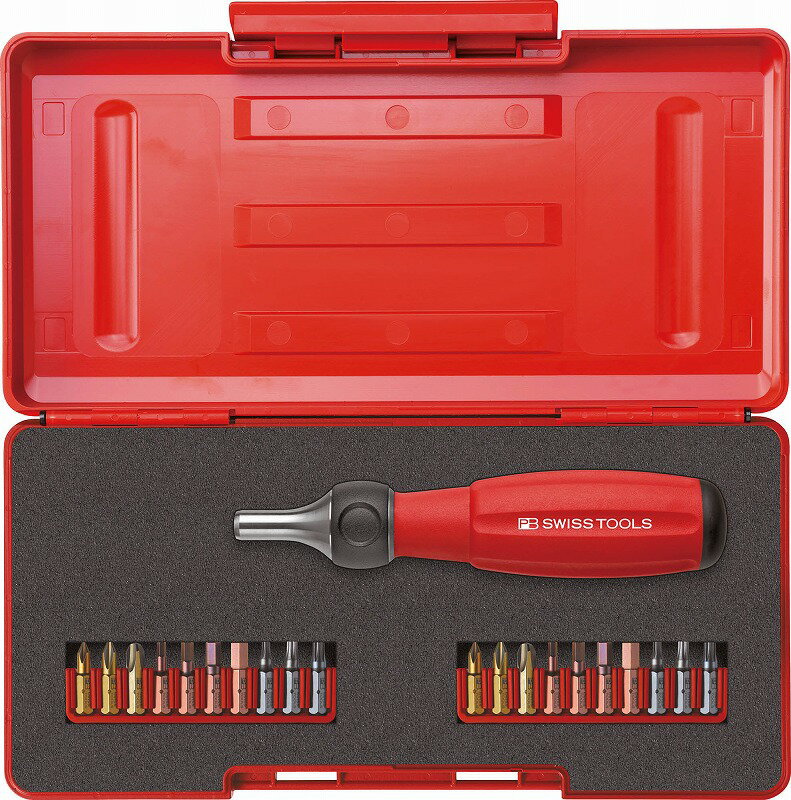 PBスイスツールズツイスターラチェットドライバーハンドル＆ビットセット8510R-30SET(PB SWISS TOOLS)