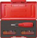 PBスイスツールズ(PB SWISS TOOLS)ツイスターラチェットドライバーハンドル＆ビットセット8510R-30SET