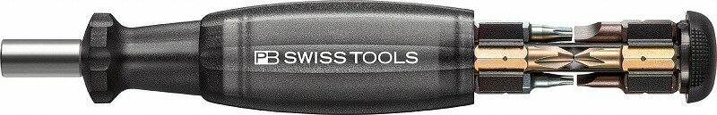 PBスイスツールズ(PB SWISS TOOLS)インサイダー ビット収納ドライバー6464BLACK