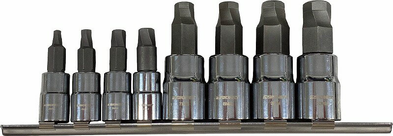Rakuten - シグネット(SIGNET)1/4・3/8SQ 8PC ヘックスローブボルトリムーバーソケットセット21898