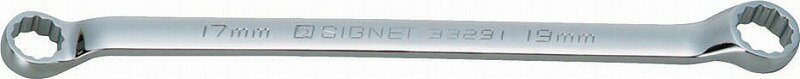 シグネット(SIGNET)45°メガネレンチ/スパナ(コンパクトタイプ)【17x19mm】33291