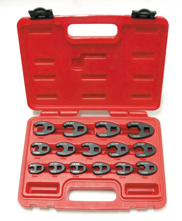 シグネット(SIGNET)クローフットレンチ/スパナセット【15PC】46905