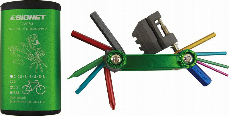 シグネット(SIGNET)フォールディングツールセットグリーン22083