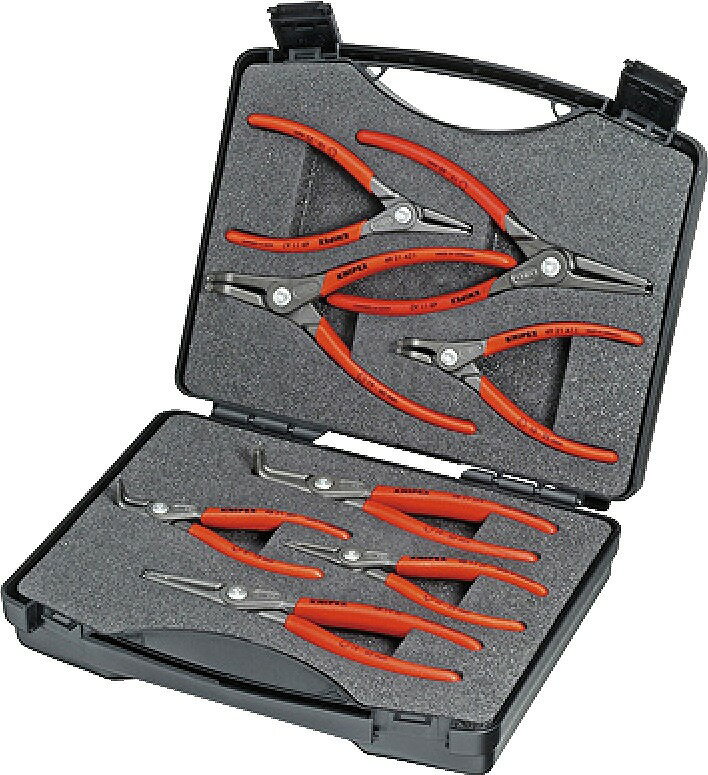 クニペックス(KNIPEX)精密スナップリングプライヤー8本セット002125 リング 取り外し