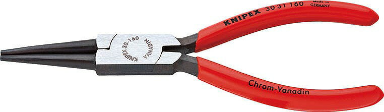 クニペックス(KNIPEX)ロングノーズプライヤー160mm丸口3031-160