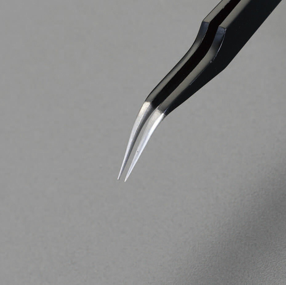 クニペックス(KNIPEX)ESD精密ピンセット曲/鋭9238-75ESD