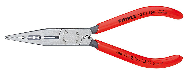 クニペックス(KNIPEX)電気技師用ペンチ160mm1301-160