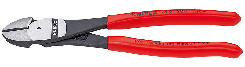 クニペックス(KNIPEX)強力型斜ニッパー200mm7401-200