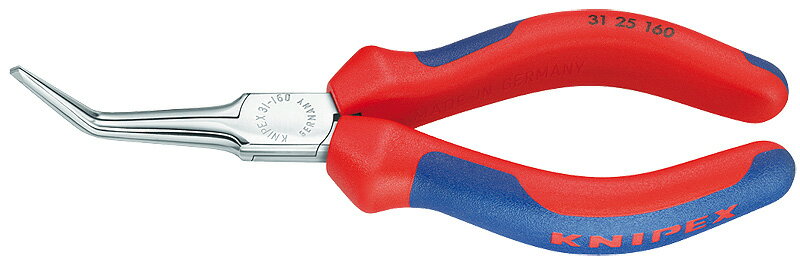 クニペックス(KNIPEX)ニードルノーズプライヤー160mmクロームメッキコンフォート31...