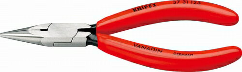 クニペックス(KNIPEX)精密プライヤー125mm半丸ヘッド3731-125