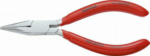 Rakuten - クニペックス(KNIPEX)精密プライヤー125mmクロームメッキ半丸ヘッド3733-125