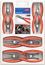 クニペックス(KNIPEX)精密スナップリングプライヤー8本セット002004SB リング 取り外し