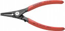 クニペックス(KNIPEX)軸用精密スナップリングプライヤー10-25mmオープンリミッター機能付4931-A1 リング 取り外し
