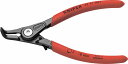 クニペックス(KNIPEX)軸用精密スナップリングプライヤー3-10mm90°ベントヘッド/オープンリミッター機能付4941-A01