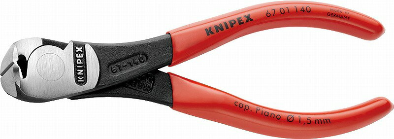 クニペックス(KNIPEX)ハイレバーエンドニッパー140mm6701-140