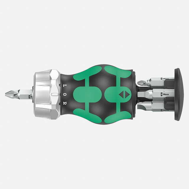 乐天商城 - Weraラチェット式ドライバースタビードライバー【ビット収納】KK Stubby magazine RA4008886