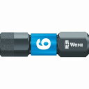 Wera1/4インパクトドライバー六角ビット6mm IMPAKTORダイヤモンド/コーティング840/1IMP-6 057606