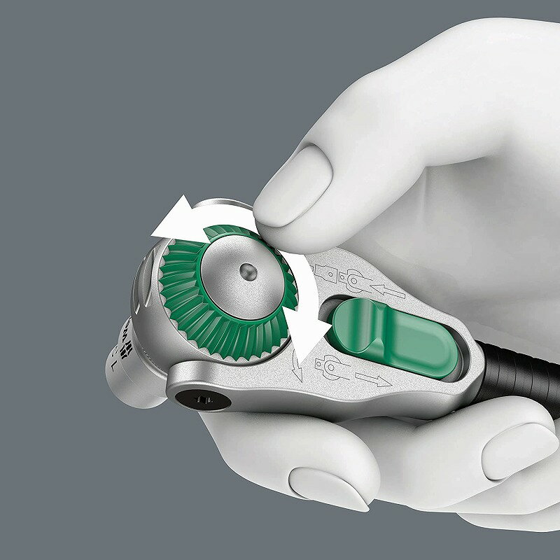 Wera3/8���������åץ�����åȥϥ�ɥ�ZYKLOP8000B 003550