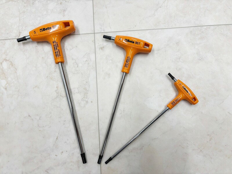 Beta(ベータ)六角T型レンチ3本セット(3・4・5mm)96T/S3