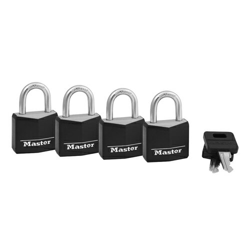 MASTERLOCK マスターロック4個組パドロック同一キー131Q