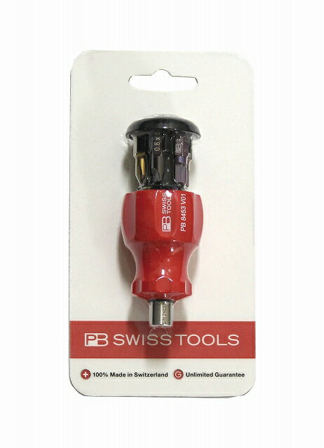 PBスイスツールズ差替式ビットドライバー”スタビーインサイダー”【六角ビットタイプ】8453-V01CN 8453V01CN(PB SWISS TOOLS)