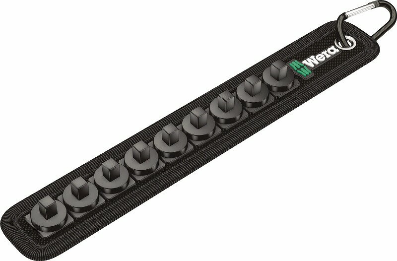 Wera1/4”DRX9個ソケットホルダー Socket rail A9003891