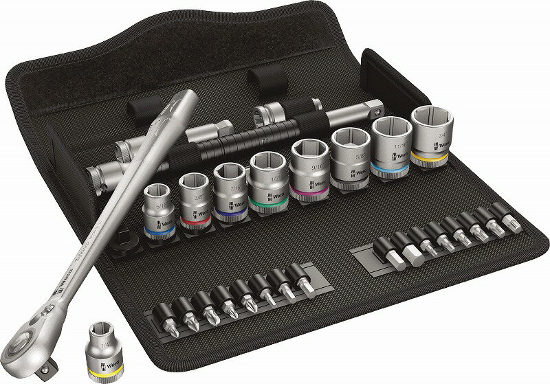 Wera3/8”DRサイクロップメタルラチェットソケットレンチセット 8100SB11004051