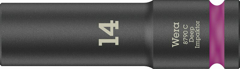 Wera1/2"ディープインパクトソケット 14mm8790 C Impaktor Deep 14 004831