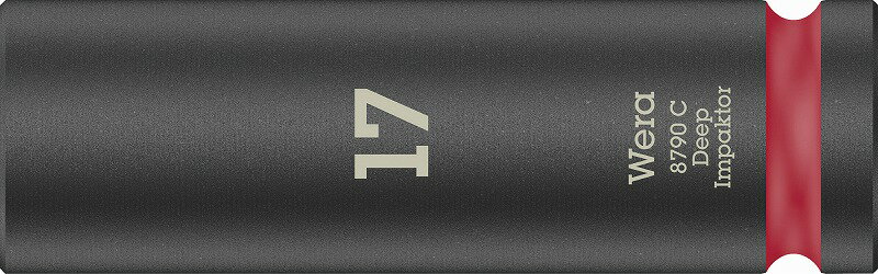 Wera1/2"ディープインパクトソケット 17mm8790 C Impaktor Deep 17 004834