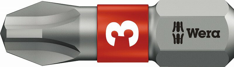 Wera1/4バイトーションプラスビット＃3X25851/1BTZ-3 056424
