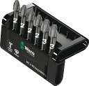 Wera1/4インパクトドライバーポジドライブビット6本セット IMPAKTORダイヤモンド/コーティングBit-Check 6PZ Impactor1 057...