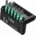 Wera1/4インパクトドライバートルクスビット6本セット IMPAKTORダイヤモンド/コーティングBit-Check 6TX Impactor1 05769...