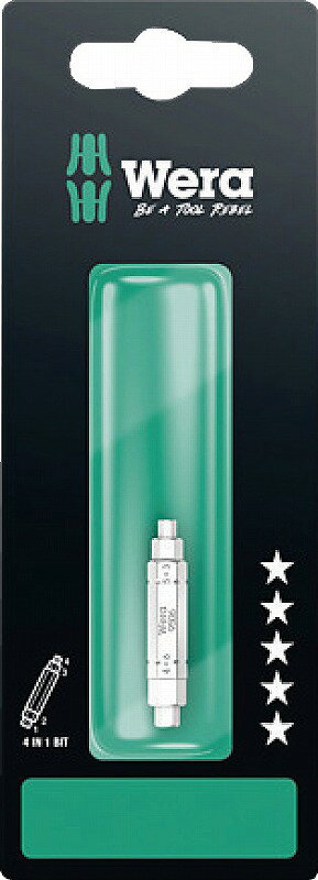 Wera9506 4in1ビットHex3・4・5・6mm073201