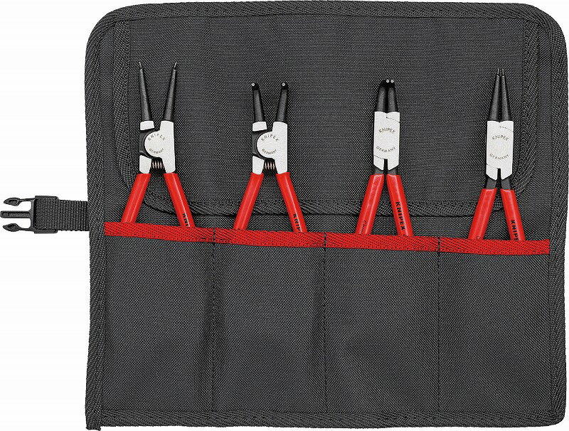 クニペックス(KNIPEX)スナップリングプライヤー4本セット001956 リング 取り外し