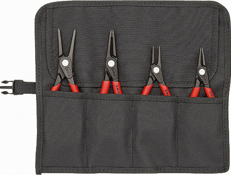 クニペックス(KNIPEX)精密スナップリングプライヤーセットロールケース付001957 リング 取り外し